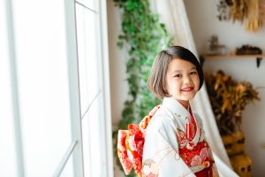 七五三写真　七五三　７歳　着物　女の子