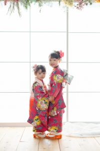 七五三　兄弟　姉妹　服装　着物　コーデ