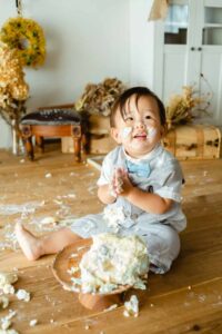 バースデー　1歳　スマッシュ　子供　赤ちゃん　キッズ　フォト　写真　撮影　スタジオ