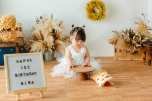 バースデー　1歳　スマッシュ　子供　赤ちゃん　キッズ　フォト　写真　撮影　スタジオ