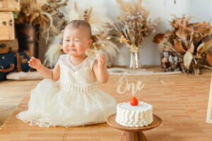 バースデー　1歳　スマッシュ　子供　赤ちゃん　キッズ　フォト　写真　撮影　スタジオ