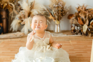 バースデー　1歳　スマッシュ　子供　赤ちゃん　キッズ　フォト　写真　撮影　スタジオ