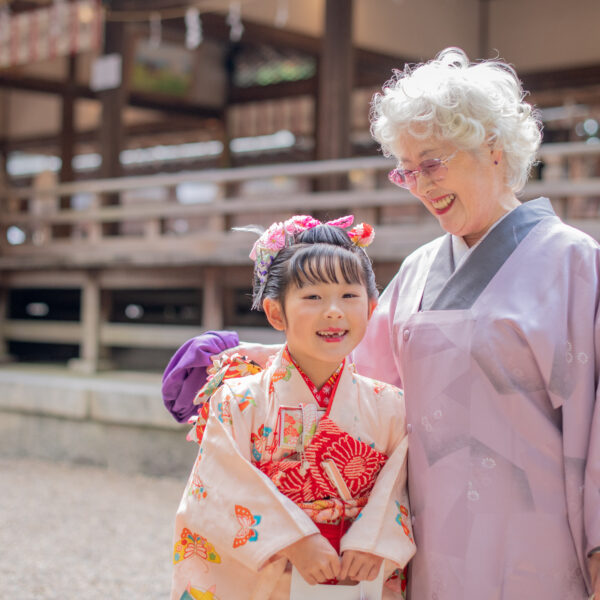 七五三の時の 祖母 の服装は？
