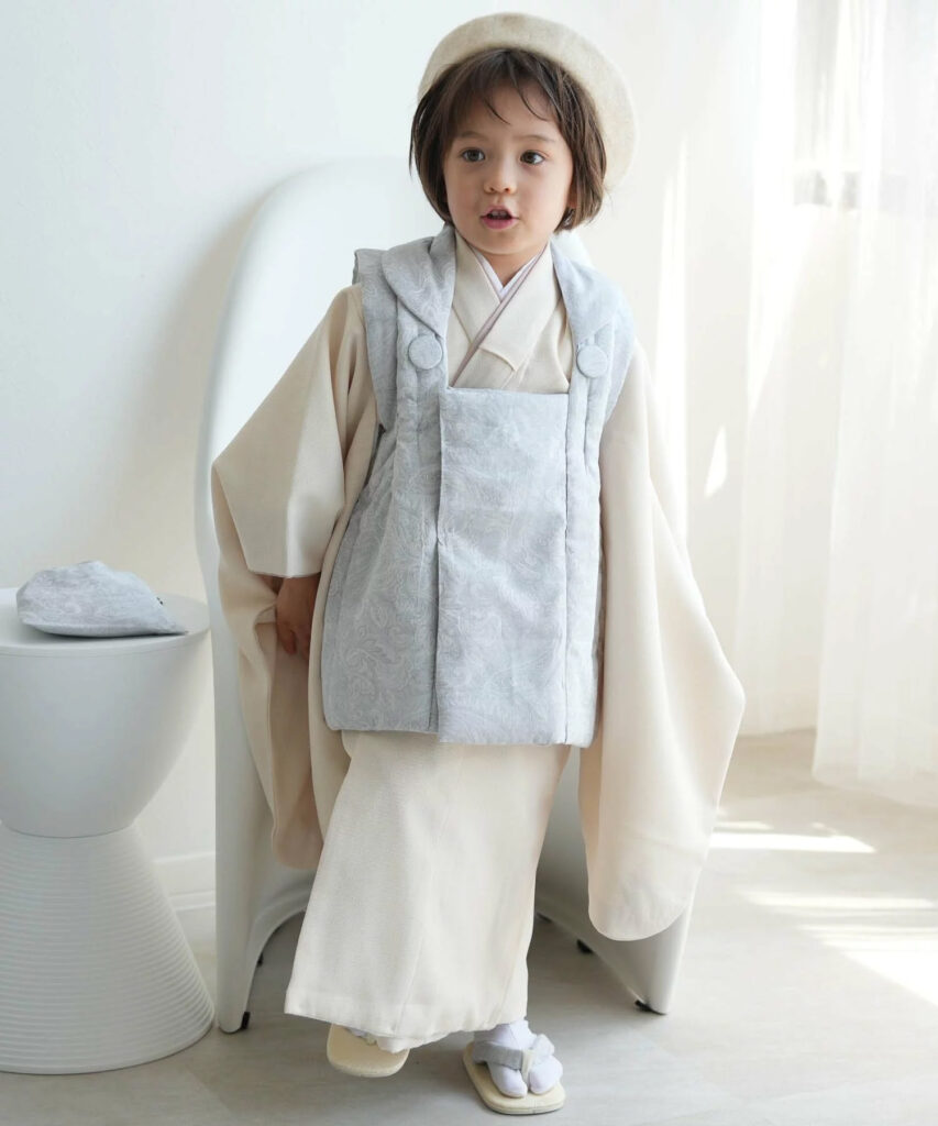三歳男の子の被布